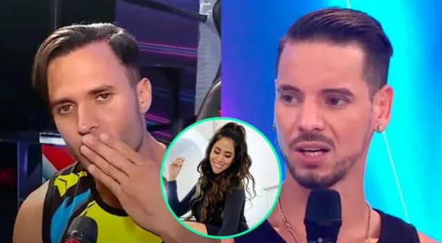 Fabio Agostini se fue con todo al guiñarle el ojo a Melissa Paredes y mandarle un beso volado.