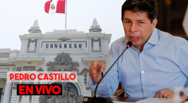Pedro Castillo se presentará en el Congreso para dar un mensaje.