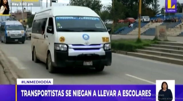 Transportistas no quieren llevar a estudiantes porque pagan pasaje escolar en Huancayo [VIDEO]