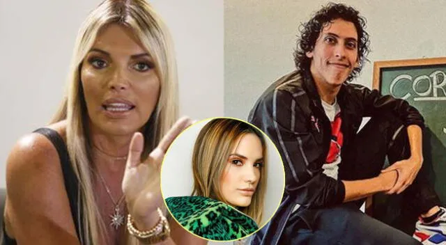 Jessica Newton molesta con Mateo Garrido Lecca por hablar de Cassandra Sánchez de la Madrid.