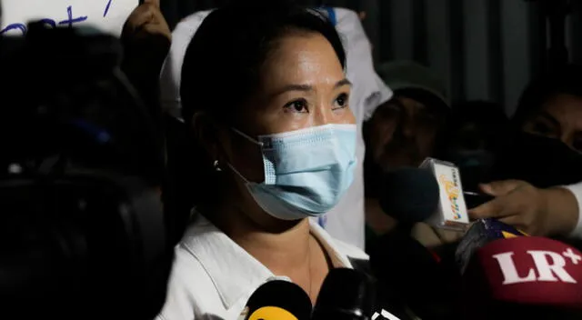 Keiko Fujimori se pronunció tras la liberación de su padre por parte del TC