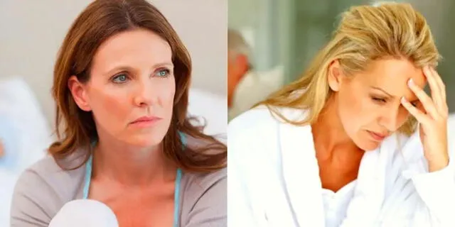 La menopausia se presenta en mujeres mayores de 45 años.