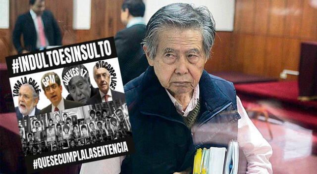 Usuarios anuncian marcha tras indulto a Alberto Fujimori