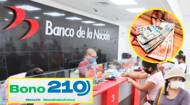 Bono 210 soles via Banco de la Nación