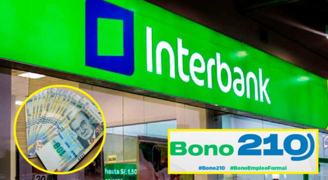 Bono 210 soles via Interbank