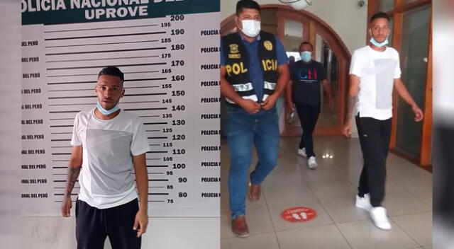 Patricio Salvatore Arce Cambana, deportista profesional, fue detenido en Trujillo por la PNP.
