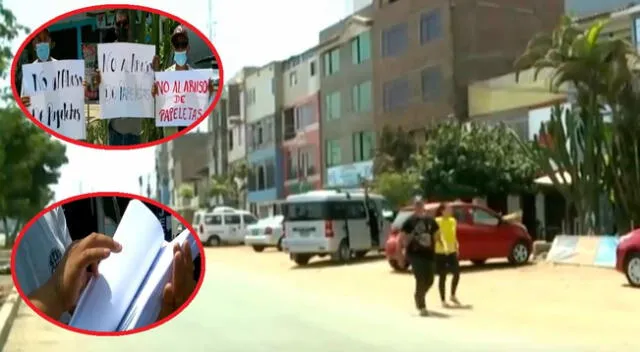 Vecinos protestaron por las papeletas impuestas por la Municipalidad del Callao