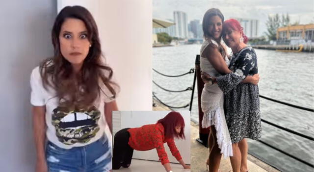 María Pía se queda helada al ver a su madre Lucha Copello misma Anitta