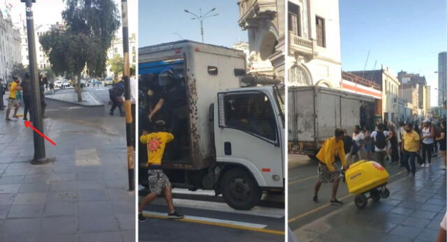 Muy mal. usuarios en redes sociales criticaron el accionar de los serenos hacia el heladero.