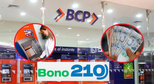Bono 210 con cuenta BCP