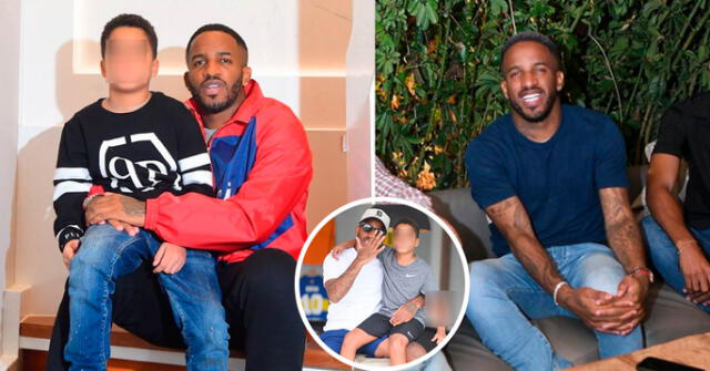 Jefferson Farfán no deja de lado a sus hijos y comparte tiempo libre con su pequeño.