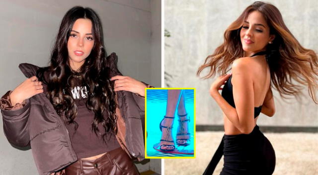 Luciana Fuster se luce con sus exclusivos tacones.