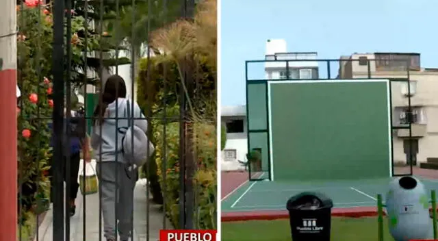 El parque fue abierto recién ante la presencia del medio de comunicación.