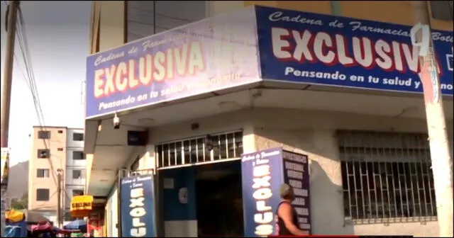 Farmacia en San Juan de Lurigancho.