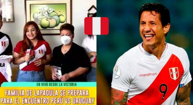 La familia de Gianluca Lapadula se encuentra reunida para ver el partido Perú vs Uruguay.