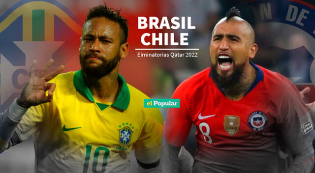 Brasil vs. Chile medirán fuerzas por la fecha 17 de las Eliminatorias Qatar 2022.