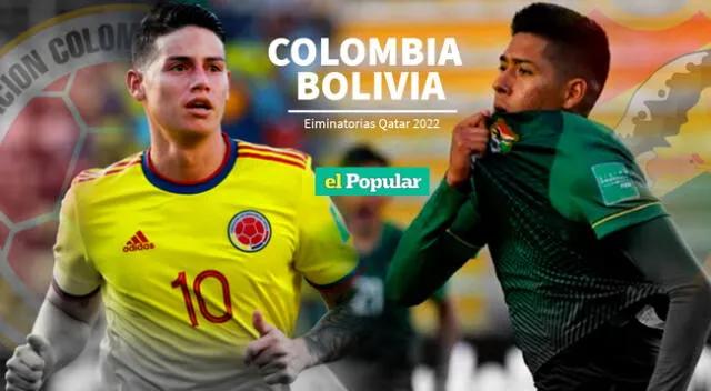 Colombia vs. Bolivia chocan por las Clasificatorias Sudamericanas. Sigue aquí el partido.