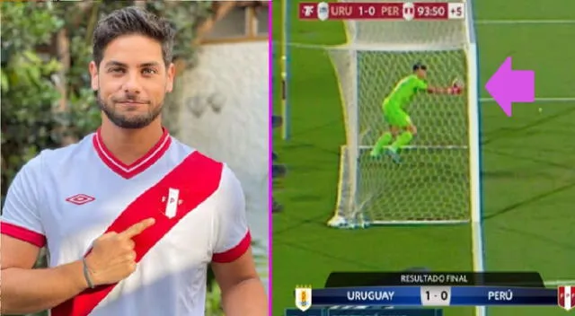 Andrés Wiese enfurece con el VAR tras no contar gol de Perú ante Uruguay.