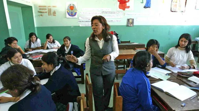 Conoce la nueva escala salarial de los docentes del Perú.