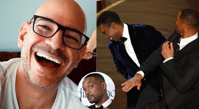 Ricardo Morán y su reacción al cachetadón de Will Smith a Chris Rock en Premios Oscar