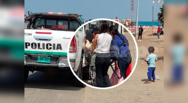 El menos se encontraba con su familia, quienes se quedaron varados producto del paro de transportistas.