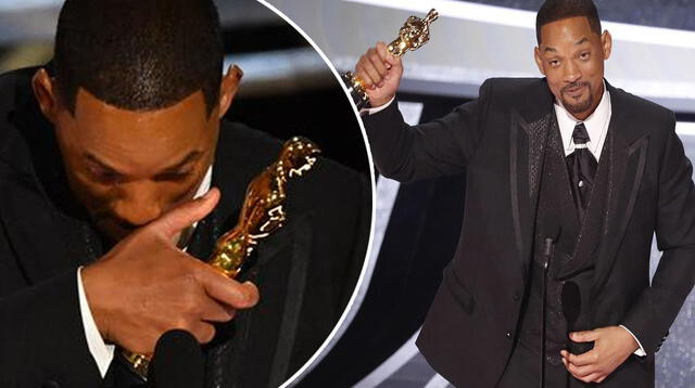 Will Smith se llevó su primera estatuilla y lloró de emoción en los Oscar 2022.