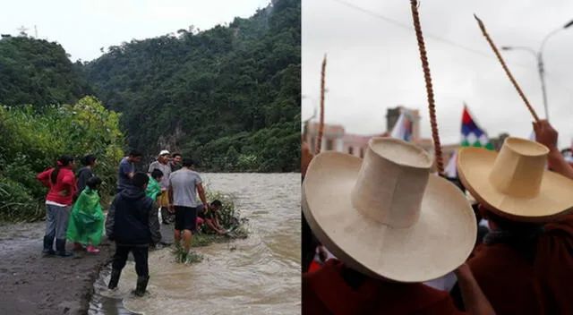 Los pobladores de  Chunchusmayo encontraron el cuerpo al lado del río Tambopata.