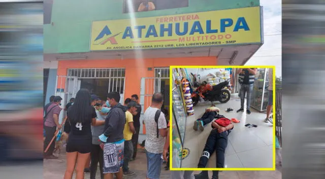 PNP frustra asalto a ferretería.