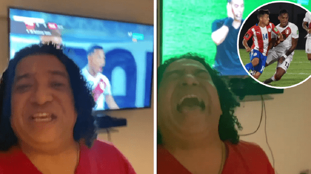 Carlos Vílchez llora tras el Perú vs. Paraguay.