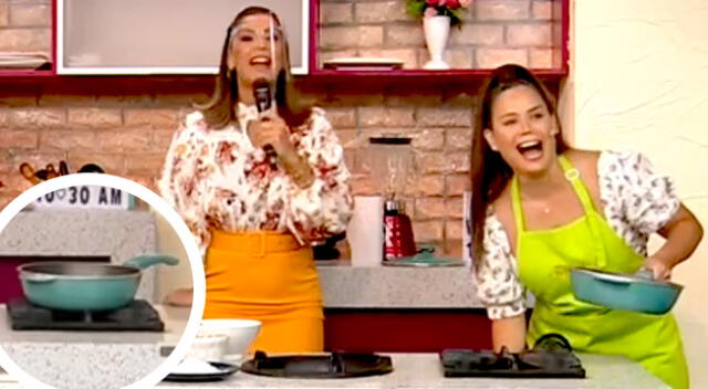 Karla Tarazona y Andrea San Martín se quedan sin segmento de cocina por falta de gas EN VIVO.