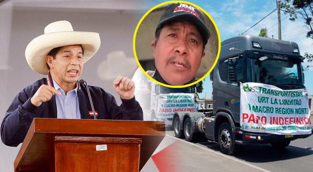 El líder del paro de transportistas de Arequipa pidió al mandatario comprobar lo que afirmó.