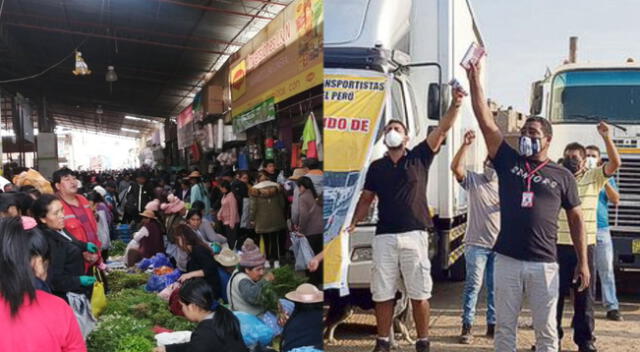 Paro de transportistas: agricultores de Huancayo obligan a comerciantes de mercado a cerrar sus puestos [VIDEO]