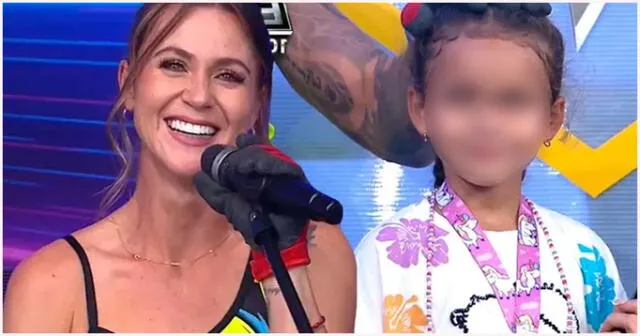 Ducelia Echevarría protagonizó la escena más tierna de Esto es guerra al llevar a su hija Claire para alentarla en cada competencia.