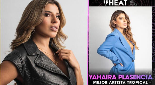 Yahaira Plasencia emocionada tras nominación en Premios Heat 2022.