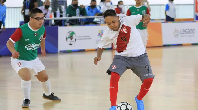 ¡Gran inicio! Perú ganó el partido por goleada a la selección de Futsal Down de México en la Videna.