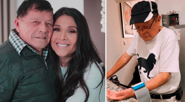 Tula Rodríguez preocupada por salud de su padre.