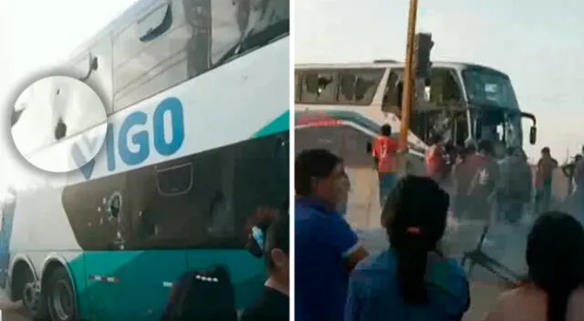 Mafias infiltradas en el paro de transportistas vienen causando destrozos a los buses que llevan a niños y adultos mayores.