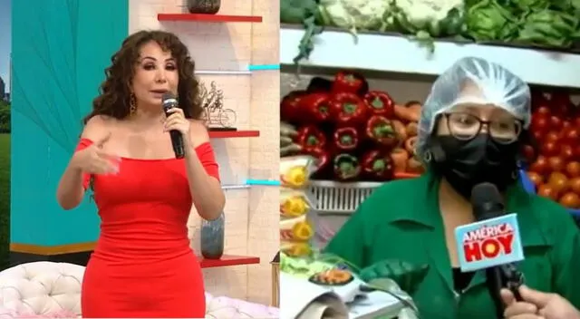 Janet Barboza se mostró en shock por lo que escuchó.