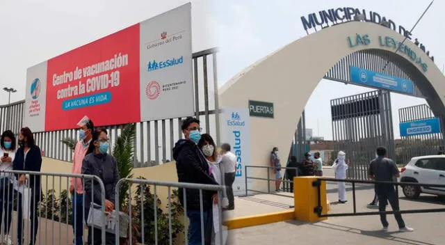 Centro de vacunación del parque de las leyendas volverá atender el miércoles 13 de abril