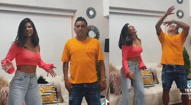 Christian Cueva e Ivana Yturbe protagonizan divertido video de TikTok.