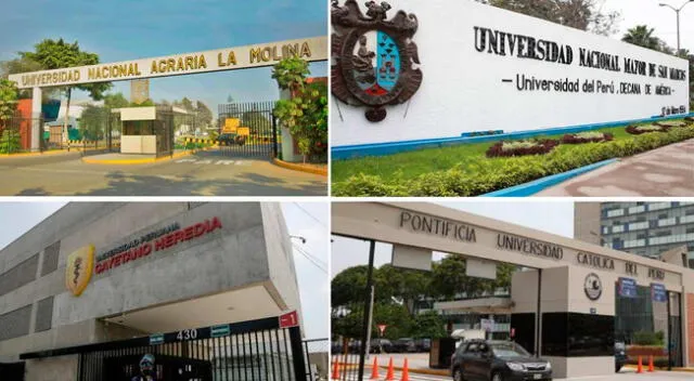 Ranking de las mejores universidades a nivel nacional