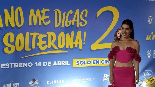 Patricia Barreto en la alfombra roja de