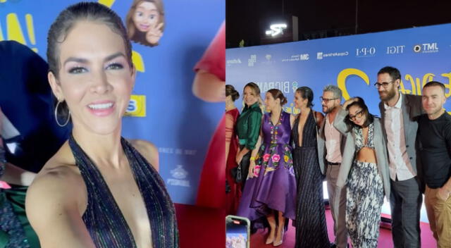 La actriz Anahí de Cárdenas se lució en la alfombra roja de película y rememoró que terminó de filmarla en 2019, antes de la pandemia.