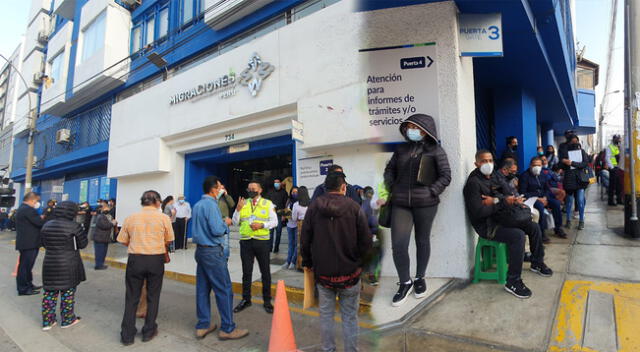 Continúan largas colas en exteriores de sede Migraciones en Breña