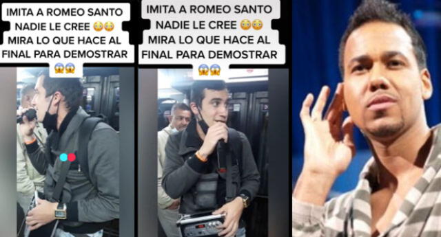 La voz del joven ha causado sensación en redes sociales por su similitud al cantante Romeo Santos.