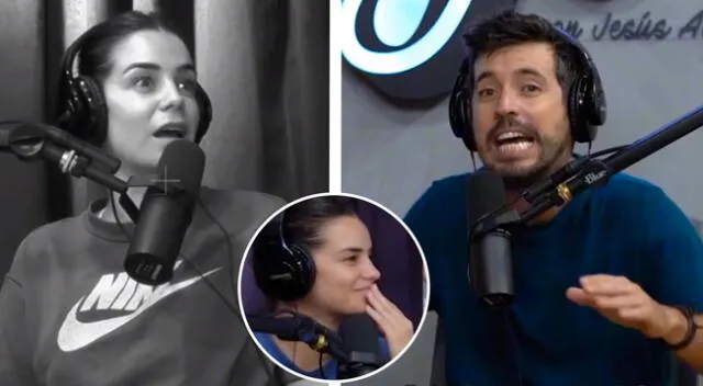 Jesús Alzamora hace troleo de mal gusto a su esposa María Paz durante programa EN VIVO.