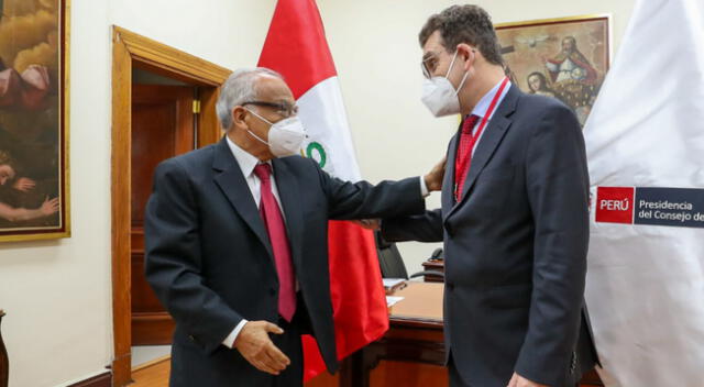 Aníbal Torres se reunió con embajador de Israel en Perú tras declaraciones sobre Hitler