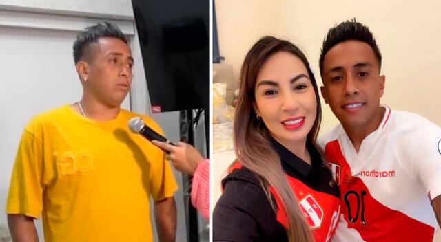 Christian Cueva no se separa de su esposa Pamela López.