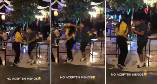 El baile de la pareja se volvió viral en las redes sociales.