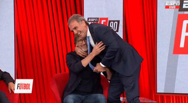 Ricardo Gareca y Óscar Ruggeri se reencontraron EN VIVO en ESPN.